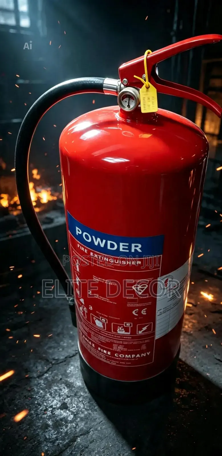 6kg ABC Dry Powder Fire Extinguisher – Multi-Purpose Fire Safety