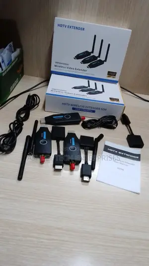 PowerMax 50M Wireless HDMI Video Extender–HDMI Transmitter 2 Receivers