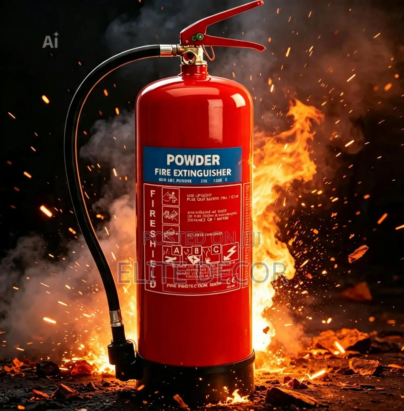 4kg ABC Dry Powder Fire Extinguisher – Multi-Purpose Fire Safety