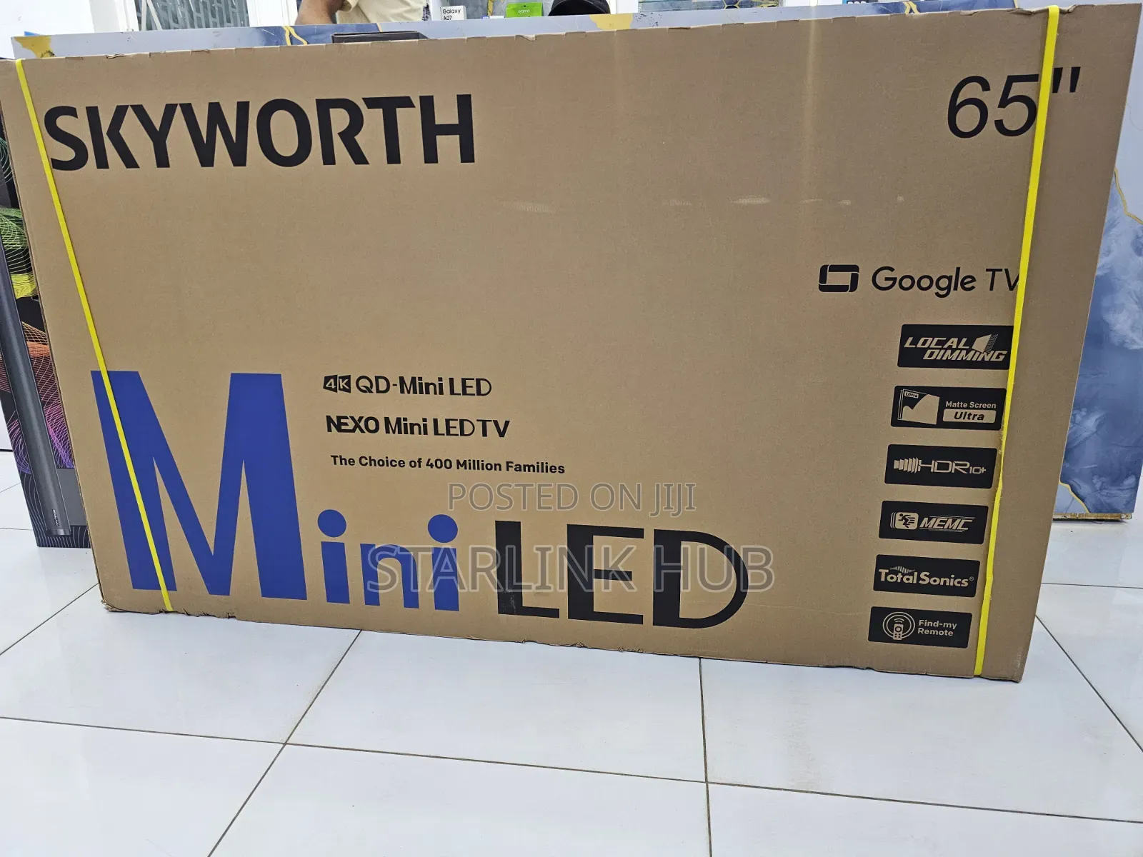 Skyworth 65X6600H 65 Inch QD-MiniLED Google Ultra HD, Dolby Atmos,