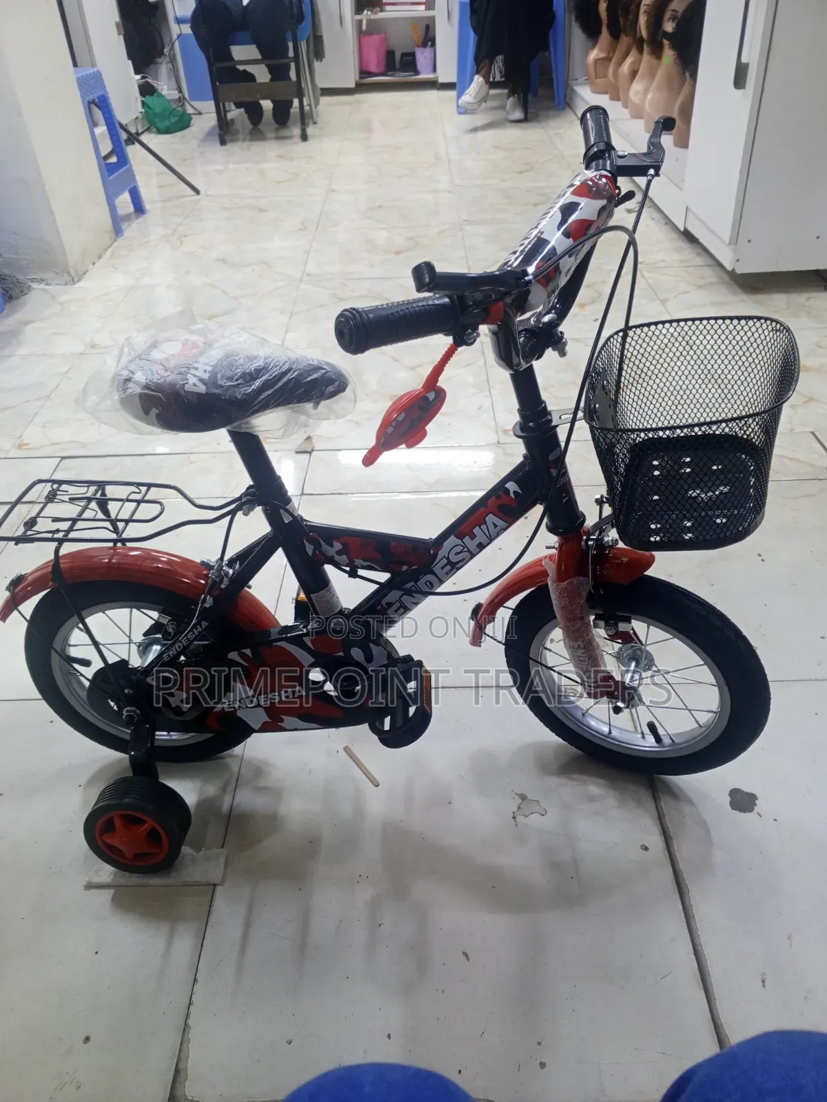 Bike,Premium 12-Inch Children's Bicycle With Training Wheels