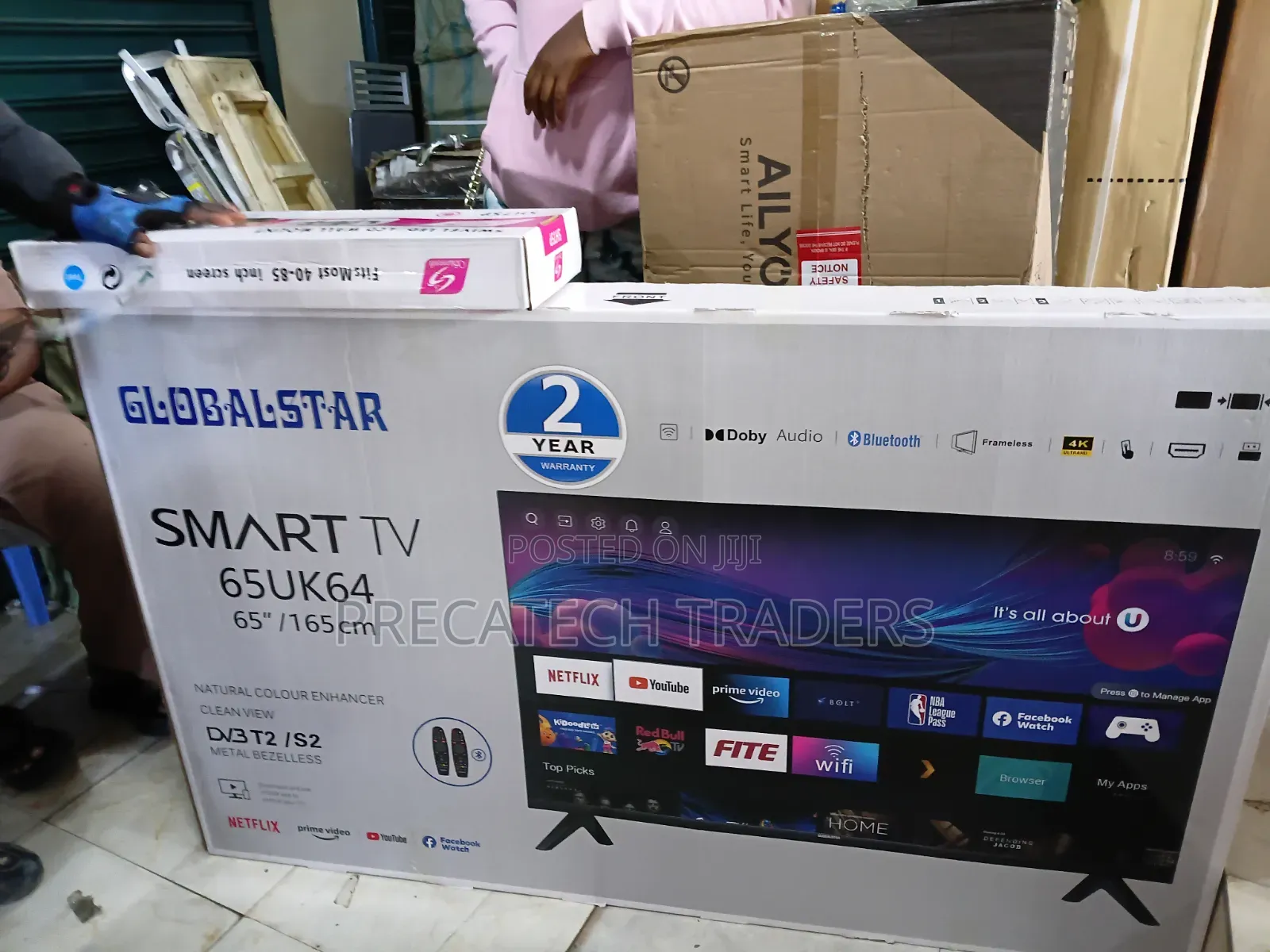 Globalstar 65 Inch UHD Smart TV – Model 65UK64