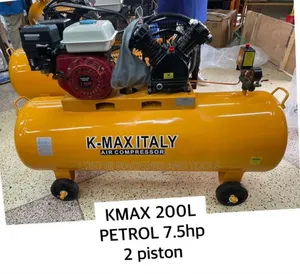 Kmax Italy 200L Petrol Air Compressor 2 Piston