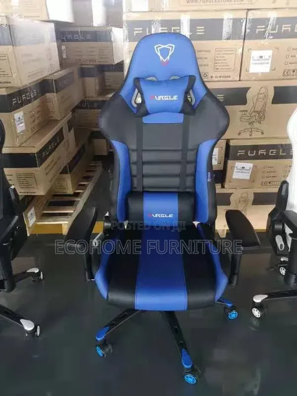 Gaming Chair. Blue Black in Color. Adjustable in Height