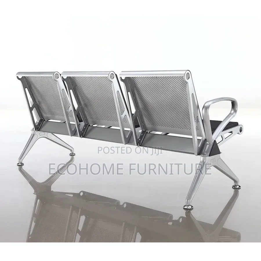 Visitor Chair. Heavy Duty 3 Seater Link Chair