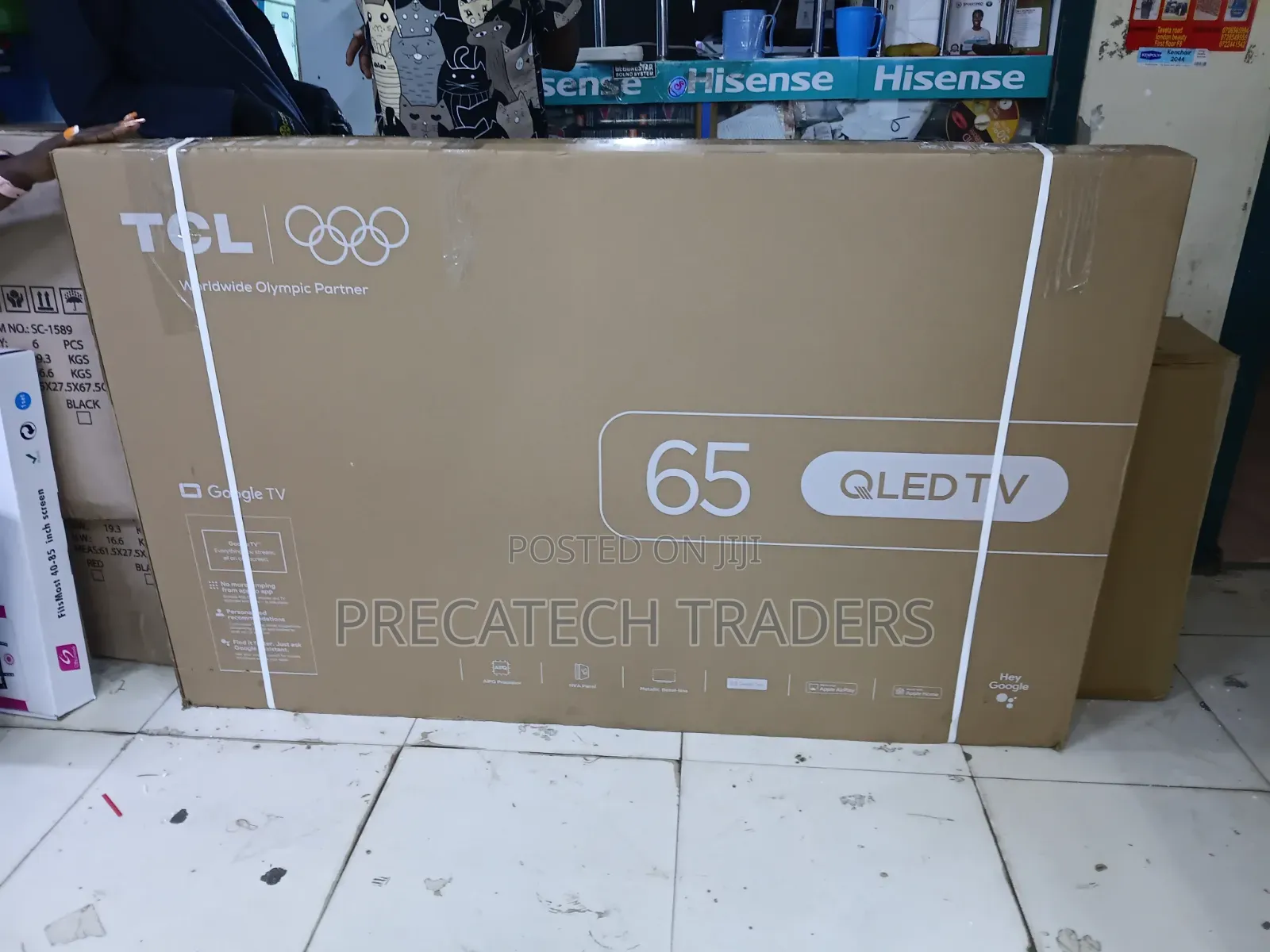TCL 65" Google TV With Voice Control WiFi