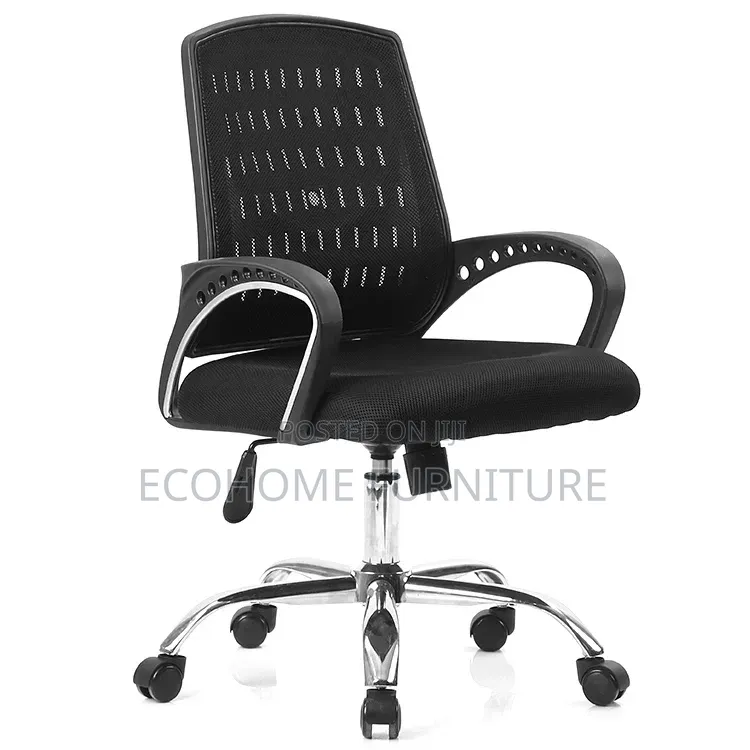 Office Chair. Mid-Back and Reclining With Adjustable Height