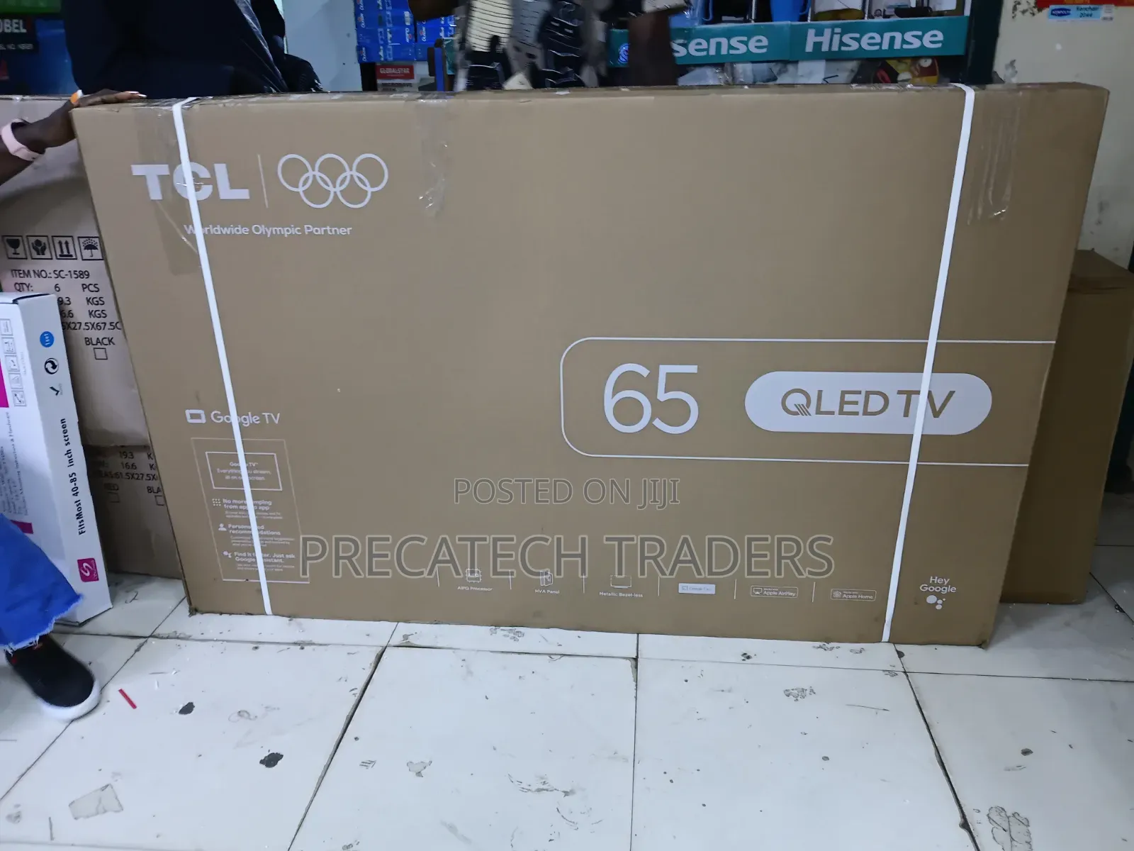 TCL 65" Google TV With Voice Control WiFi
