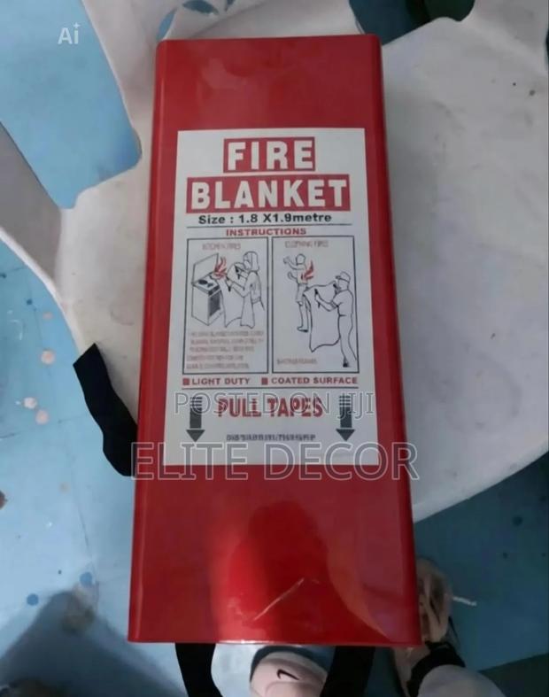 6ft X 6ft Fiberglass Fire Blanket With Wall Case – Fire Safety