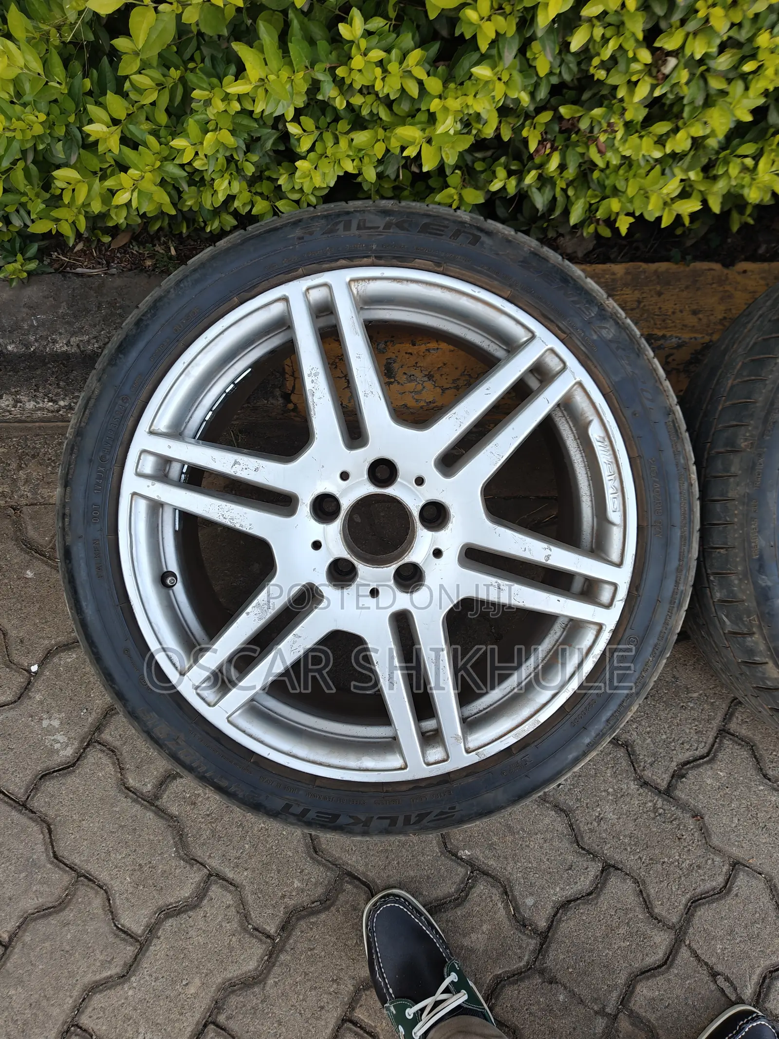 Mercedes Benz 18-Inch Rims With 245/40 R18 Tires .