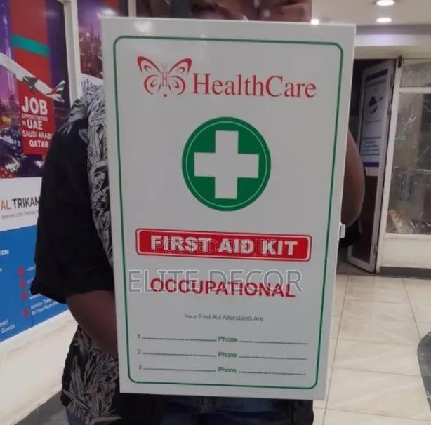 HealthCare Metal First Aid Kit Cabinet – Workplace Industrial