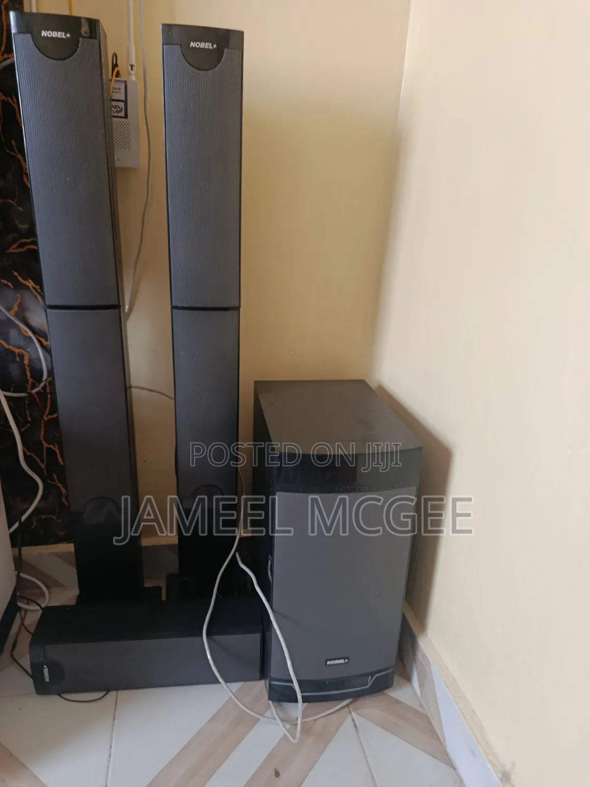 NOBEL+ 25000W PMPO Home Theatre 5.1 Speaker System – Bluetooth
