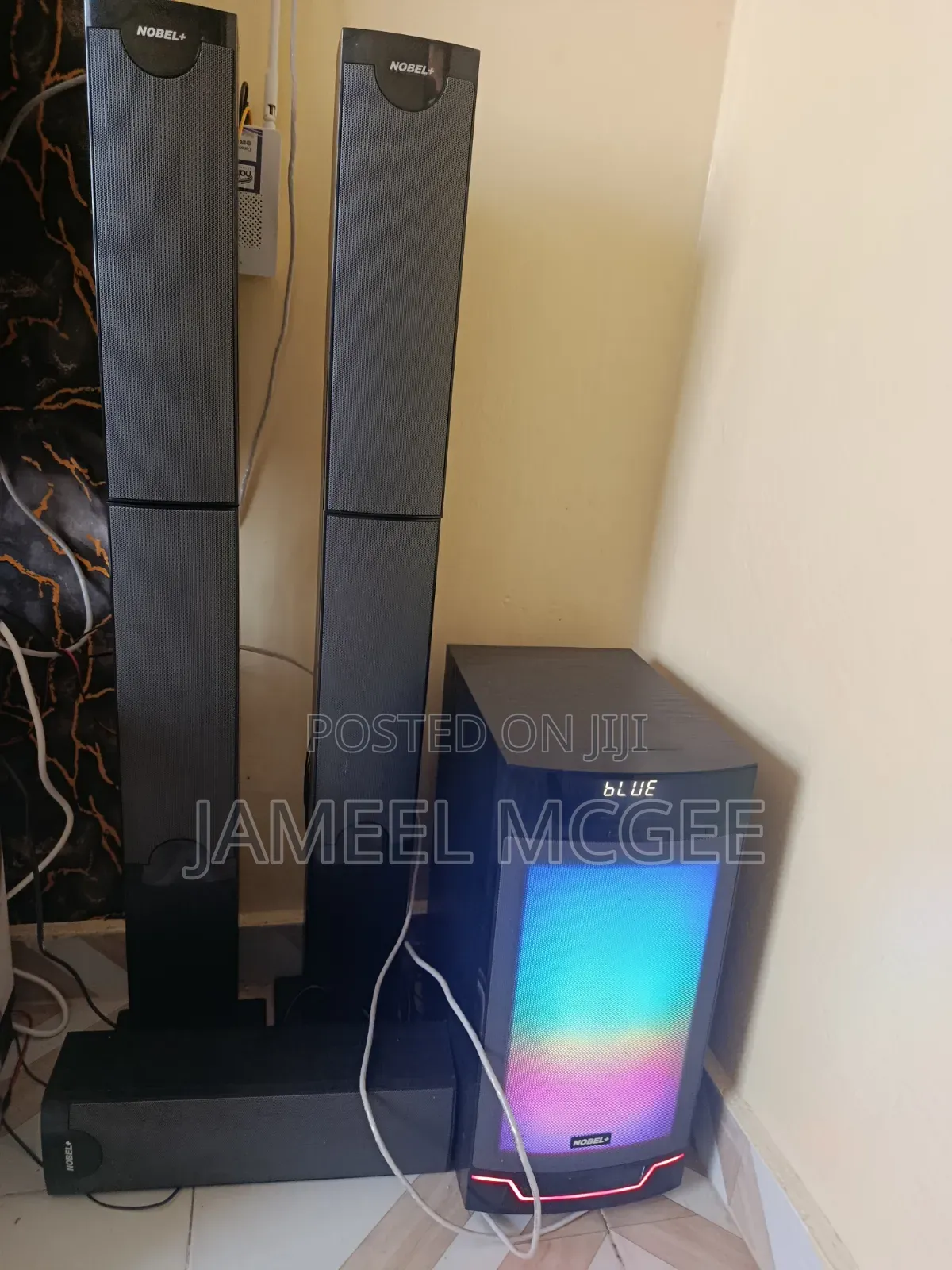 NOBEL+ 25000W PMPO Home Theatre 5.1 Speaker System – Bluetooth