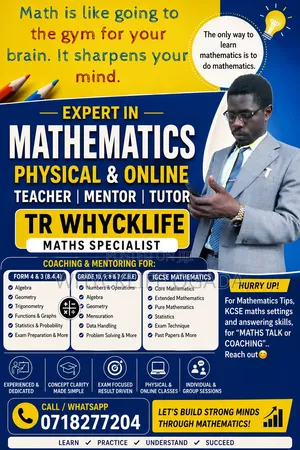 Mmathematics and Business Studies Teacher