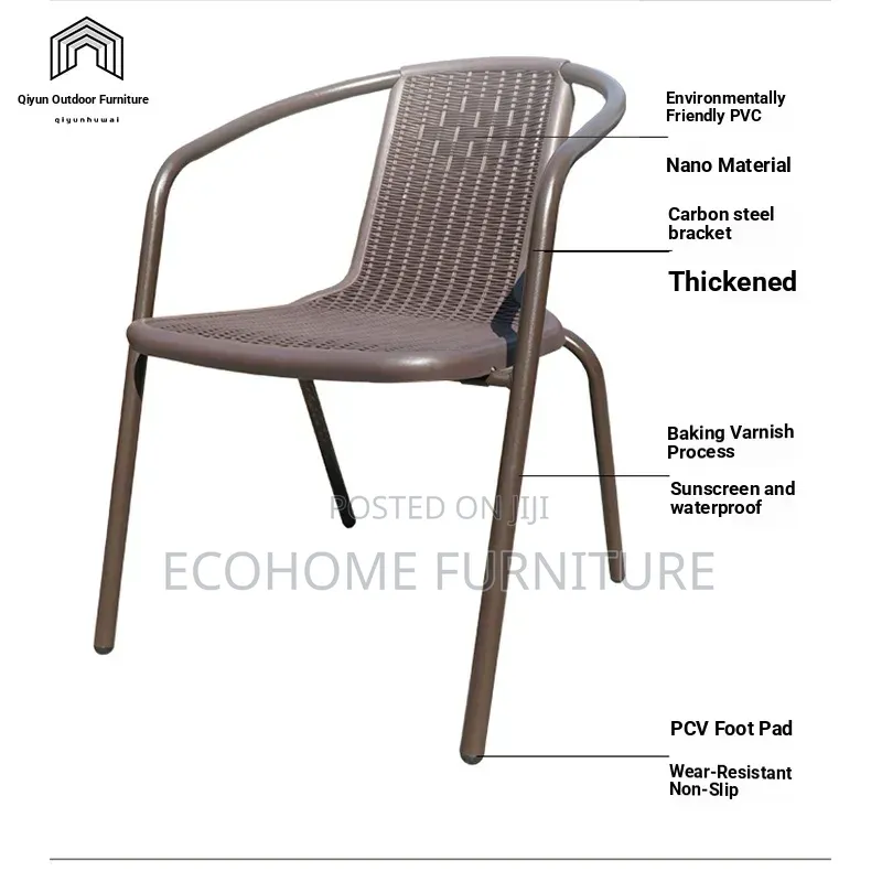 Outdoor. 4 Seater Square Rattan Set