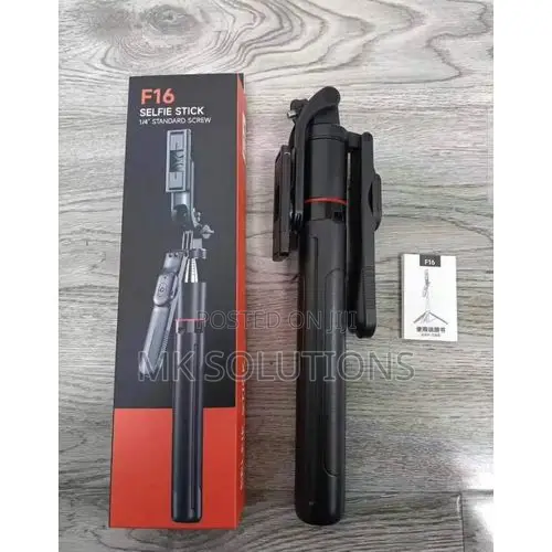 F16 Selfie Stick 1.7m Stainless Steel Rod Tripod