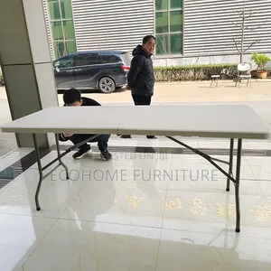 6FT Heavy Duty Foldable Plastic Table – Conference, Event Banquet