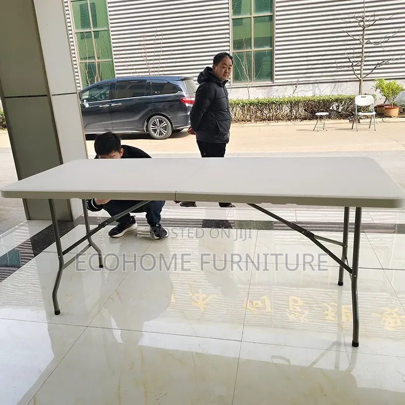 6FT Heavy Duty Foldable Plastic Table – Conference, Event Banquet