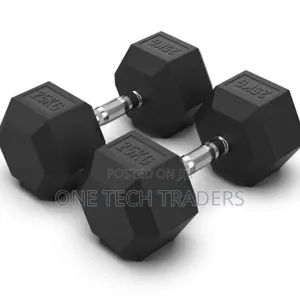25 KGS Hexagonal Dumbbells