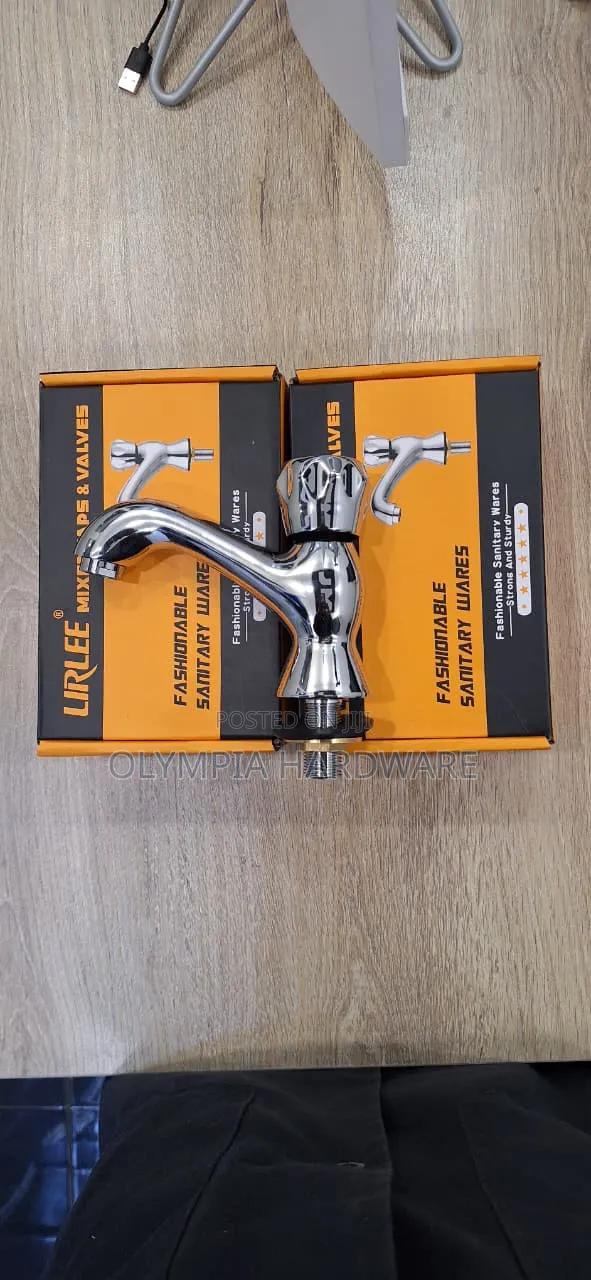 Lirlee Pillar Tap (Silver) Round Knob - main view