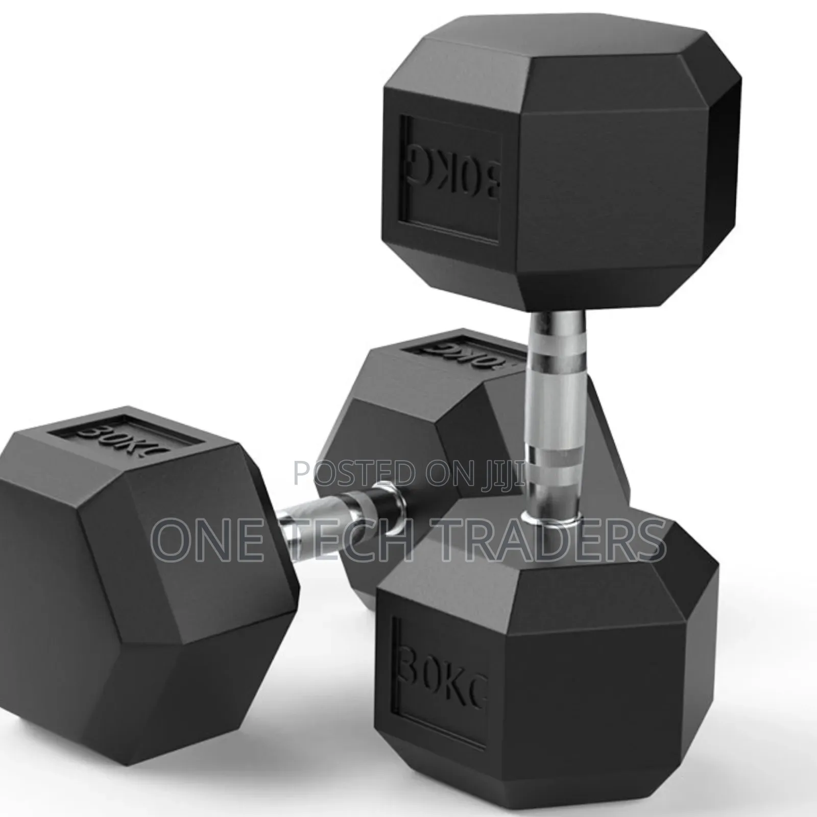 30 KGS Hexagonal Dumbbells - Pair