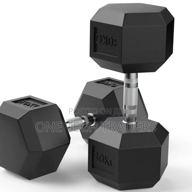 30 KGS Hexagonal Dumbbells - Pair