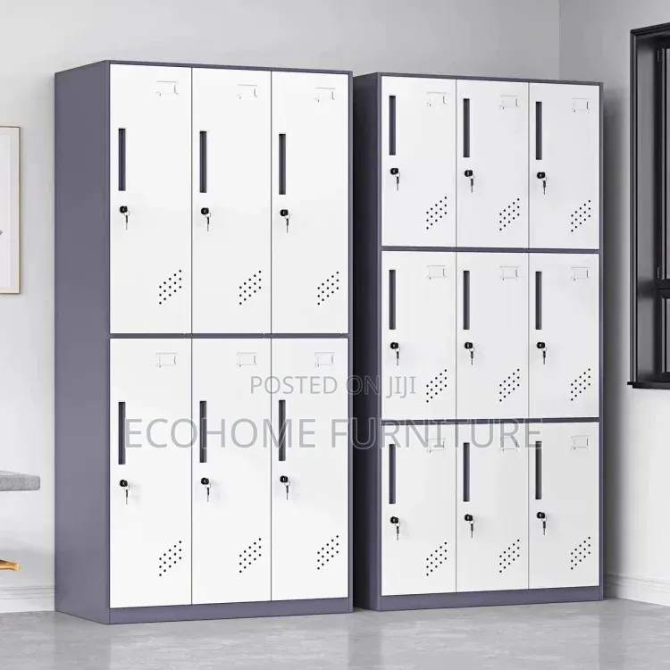 Cabinet. Door Steel Office Locker Cabinet – Lockable Storage Locker