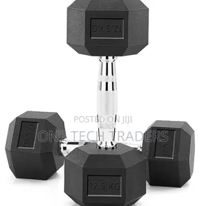 Hexagonal Dumbbells 12.5 KGS Pair
