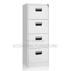 Cabinet. 4 Drawer Steel Filing Cabinet – Lockable Office File Storage