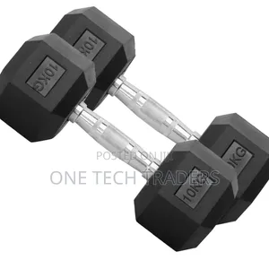 Hexagonal Dumbbells 10kgs Pair