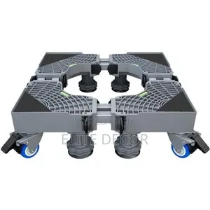 Heavy-Duty Adjustable Washing Machine Refrigerator Base Stand