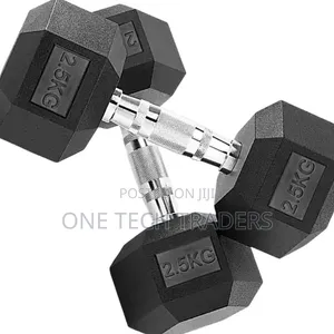 Hexagonal Dumbbells 2.5kgs  Pair