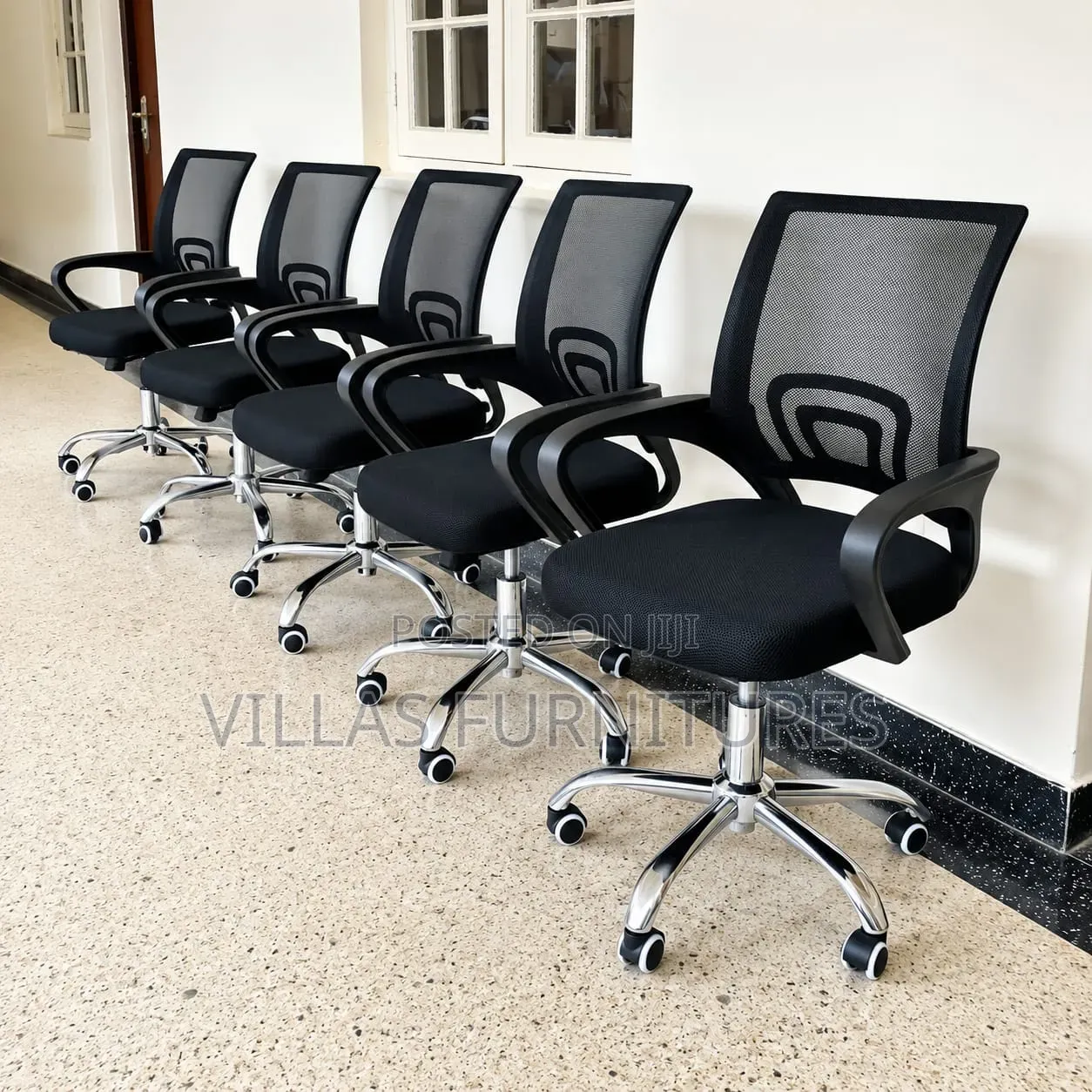 Secretarial Mesh Office Chair (Breathable)-Hot Deal