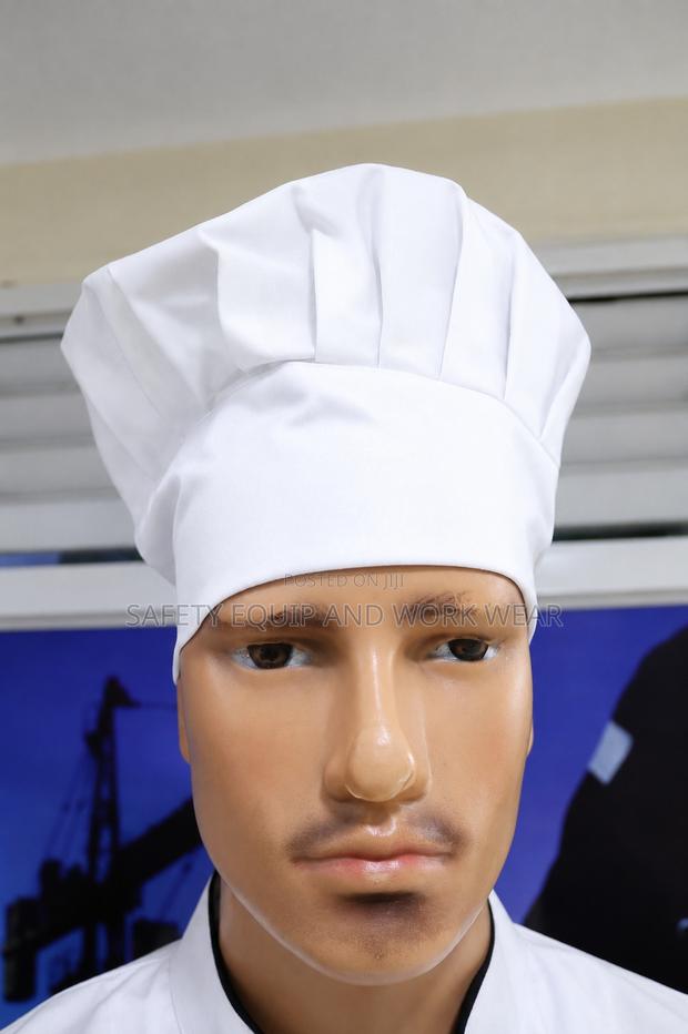 White Chef Hat - main view