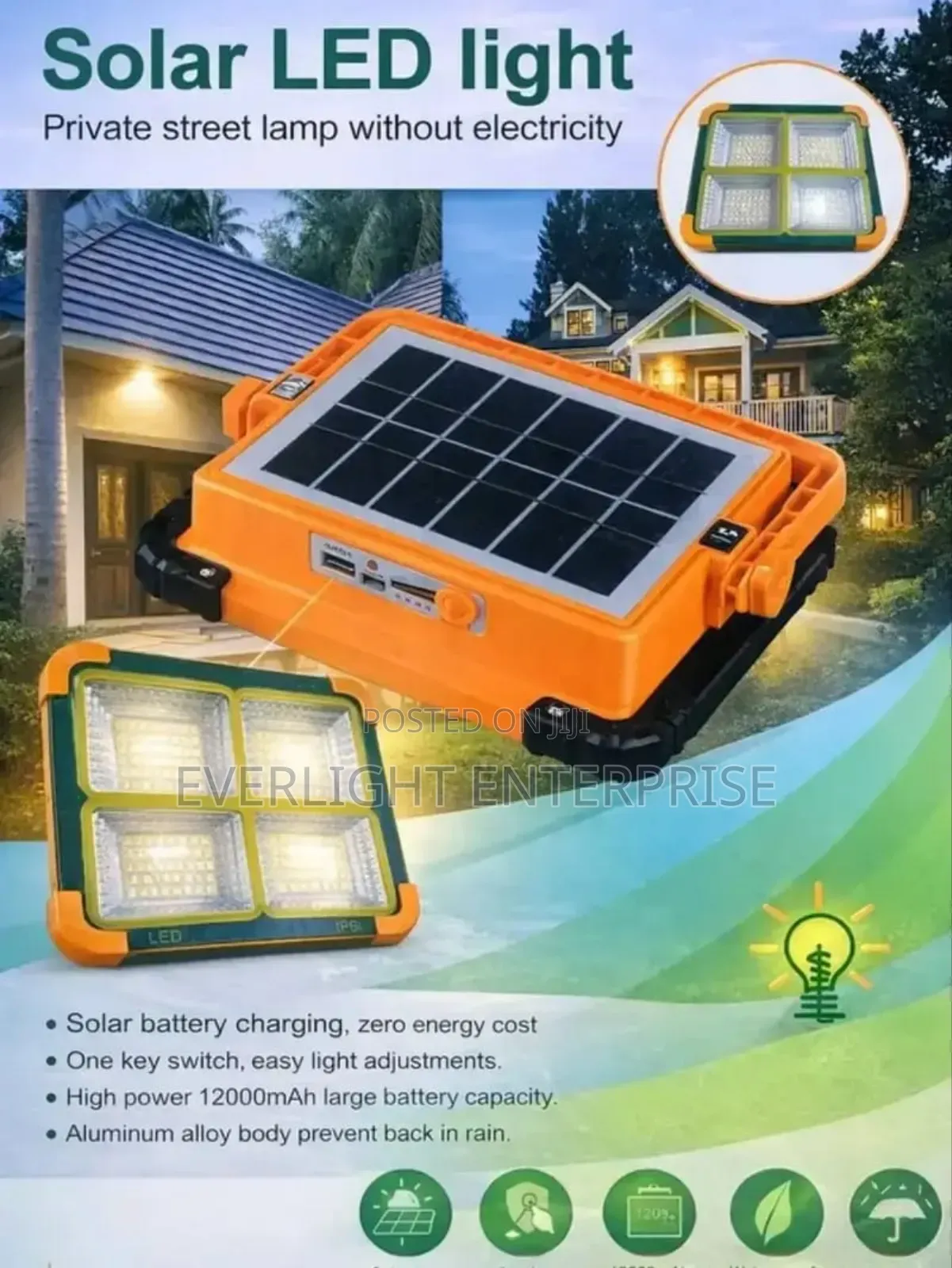 Led Solar Light Charger