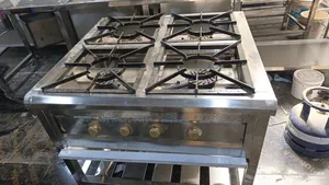 Stainless Steel 4burner Square