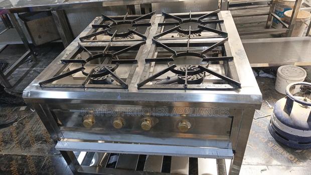 Stainless Steel 4burner Square - main view