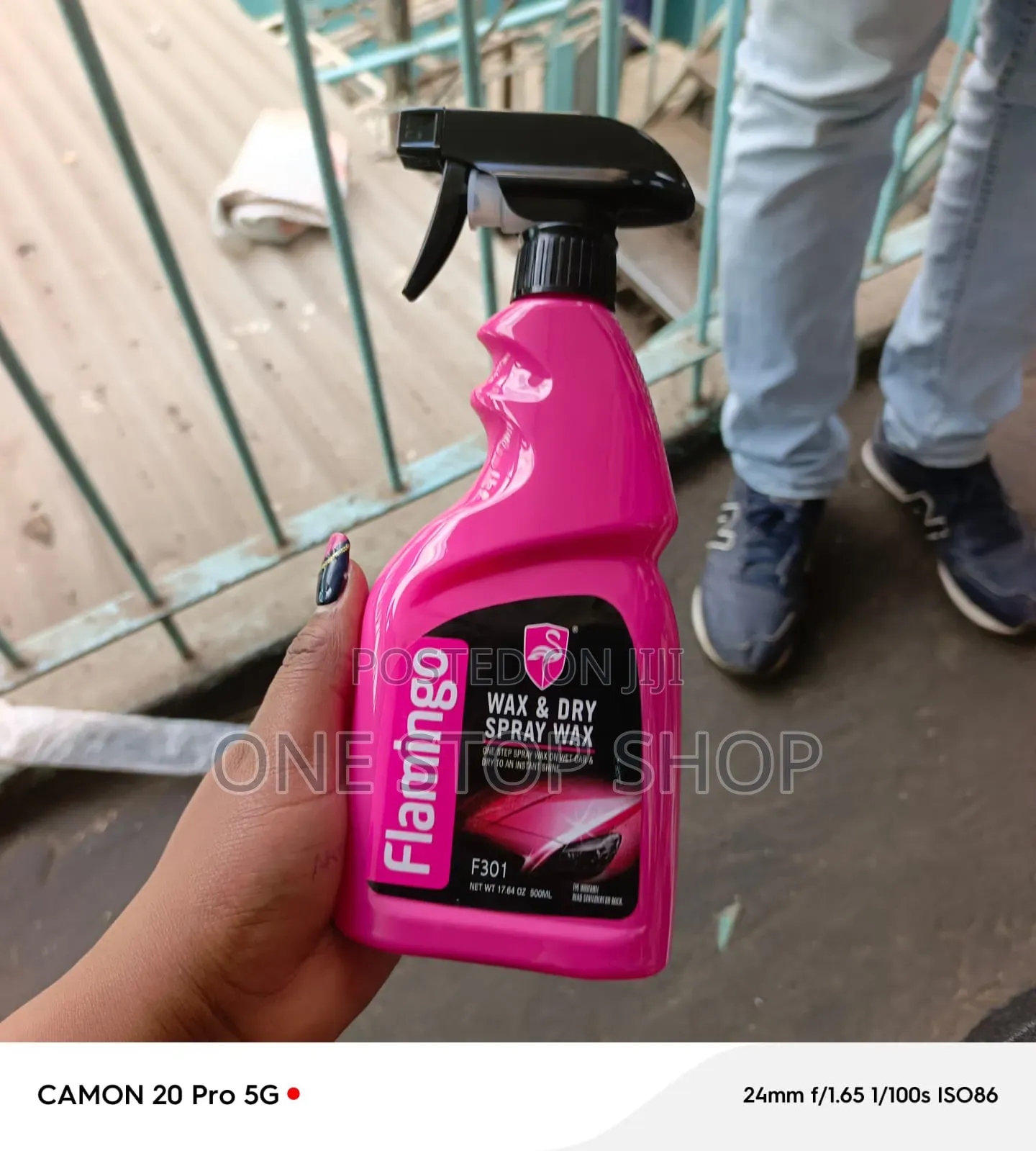 High Gloss Shine Flamingo Wax and Dry Spray Wax