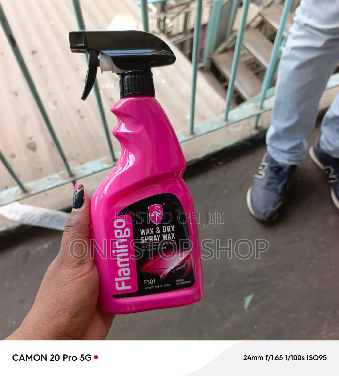 High Gloss Shine Flamingo Wax and Dry Spray Wax