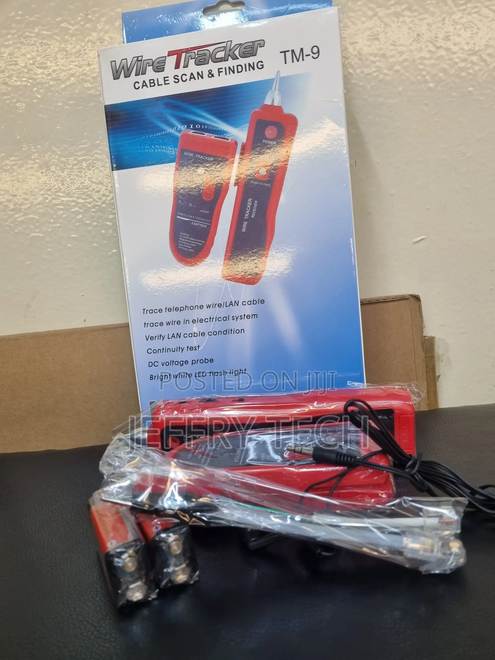 Wire Tracker TM-9 Is a Handheld Multi-Function Cable Tester and Line F
