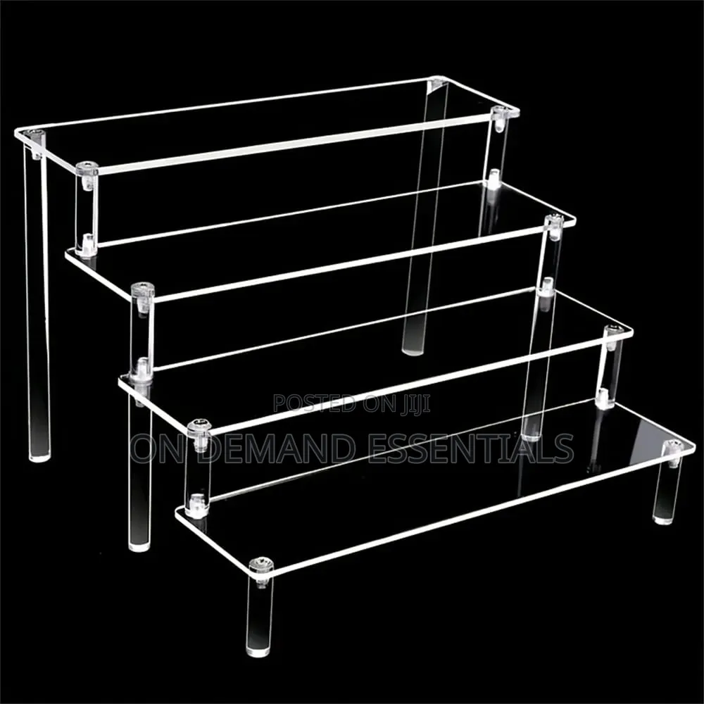 Clear 5-Tier Acrylic Perfume Display Stand
