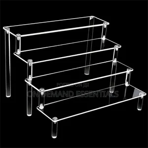Clear 5-Tier Acrylic Perfume Display Stand
