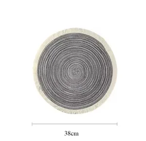 Woven Round Braided Environmentally Friendly Table Placemats