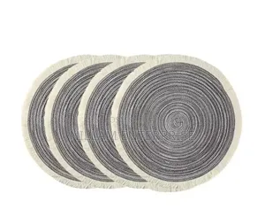 Woven Round Braided Environmentally Friendly Table Placemats