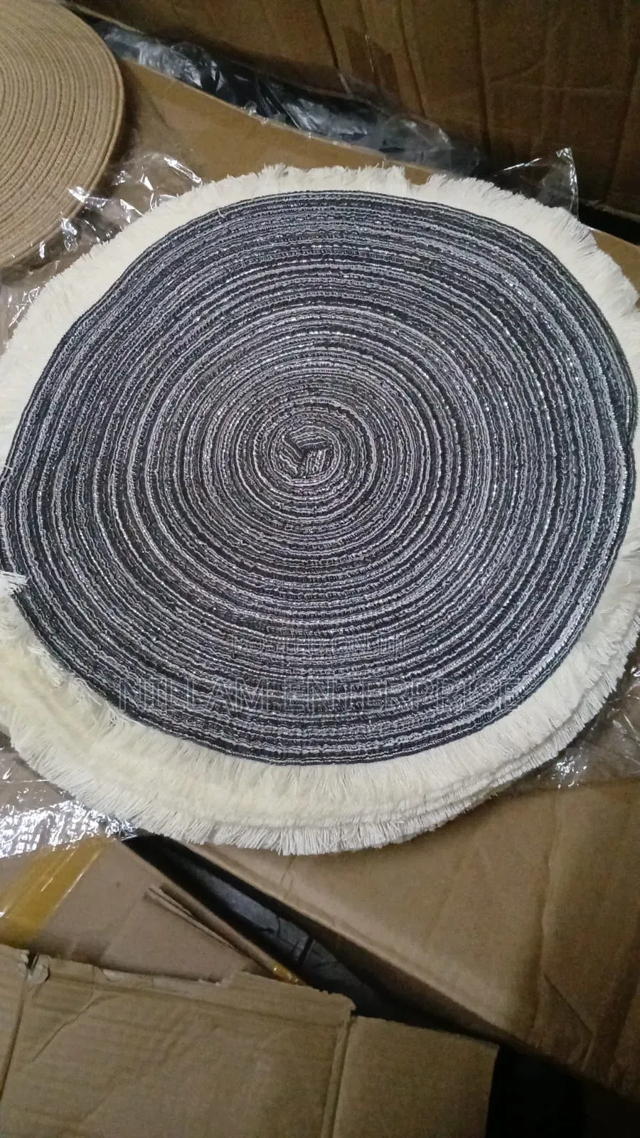Woven Round Braided Environmentally Friendly Table Placemats