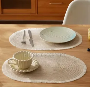 High Quality Oval Cotton Braided Table Placemats.