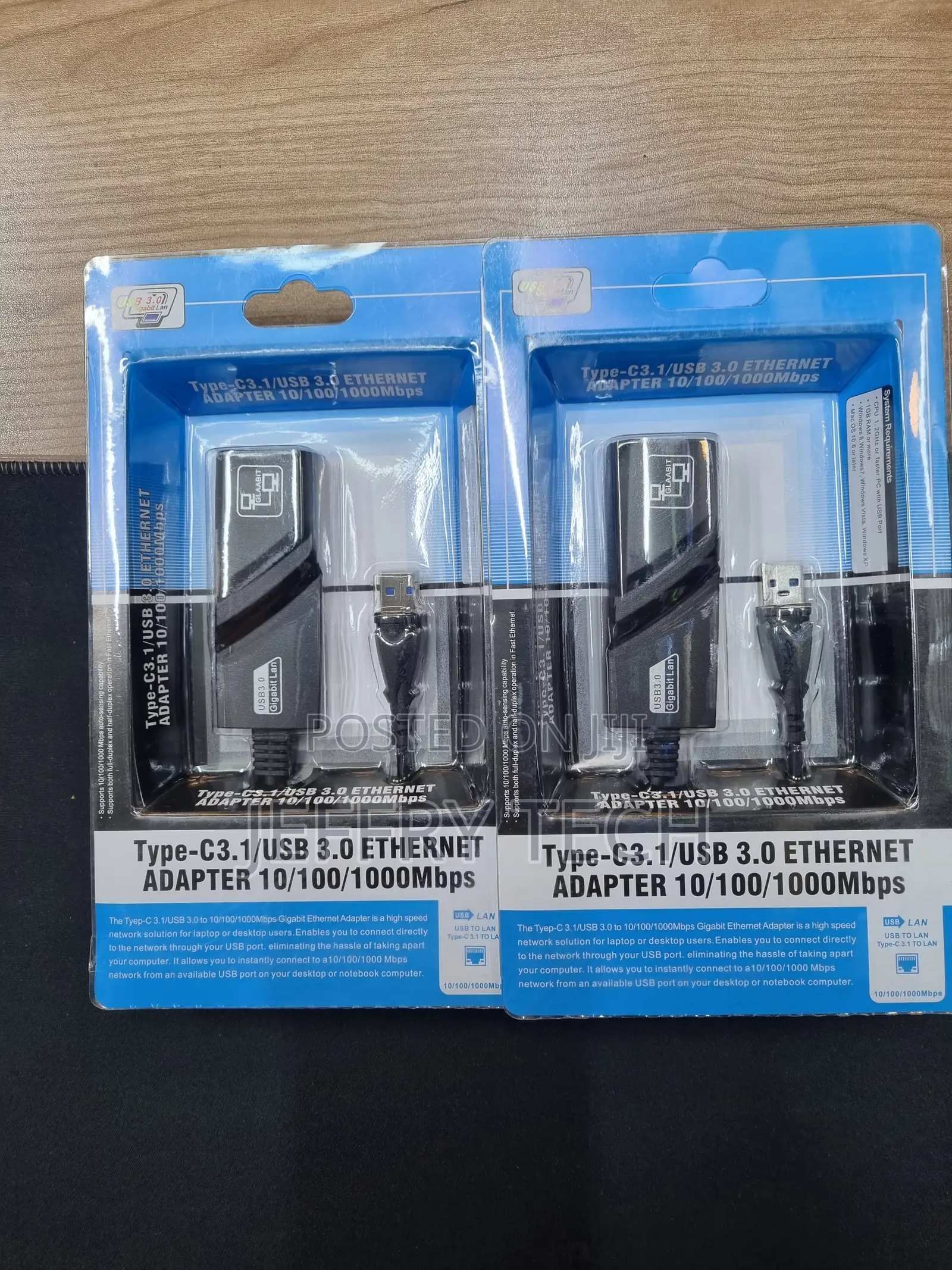 USB 3.0 to RJ45 Gigabit Ethernet Adapter 100/1000 Mbps), Wired Network