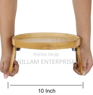 Bamboo Multifunctional Portable Tray.