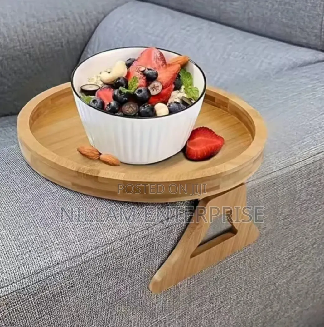 Bamboo Multifunctional Portable Tray.