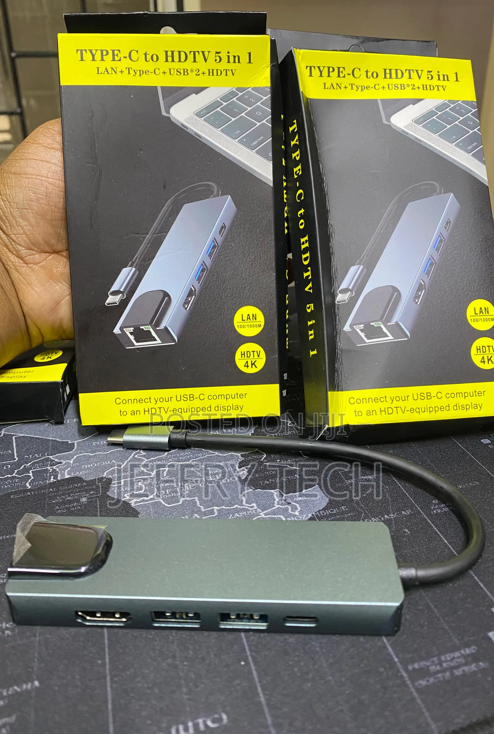 Type-C to HDTV 5-in-1 Adapter Is a Versatile a Single USB-C Port
